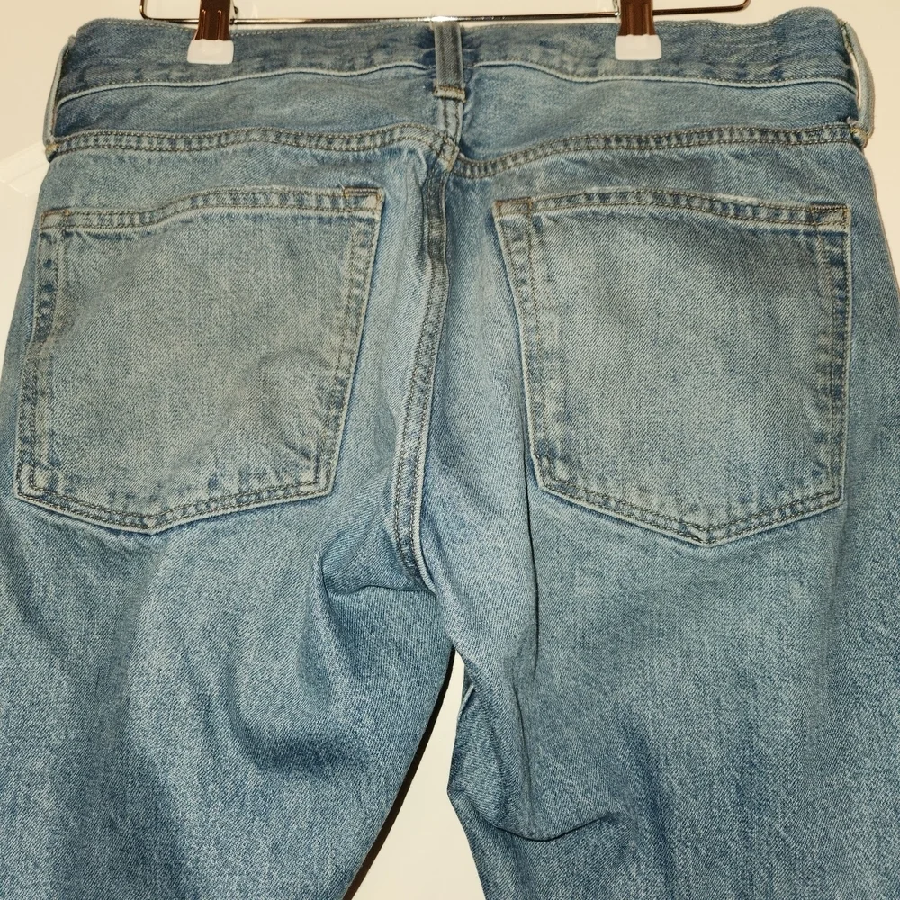 J Crew Men's 770 Jeans Size 31x32 Straight Leg Sits Below Waist Kaihara Denim